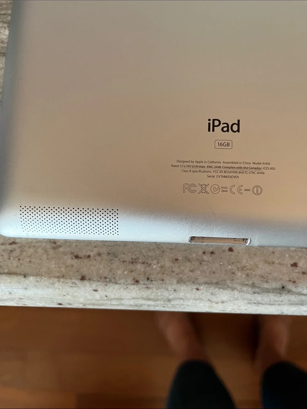 iHome Silver Charging Dock with White Tablet